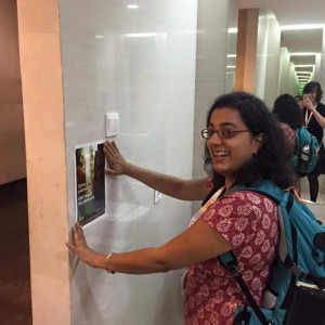 Arushi adds some points of interest to the women's loo